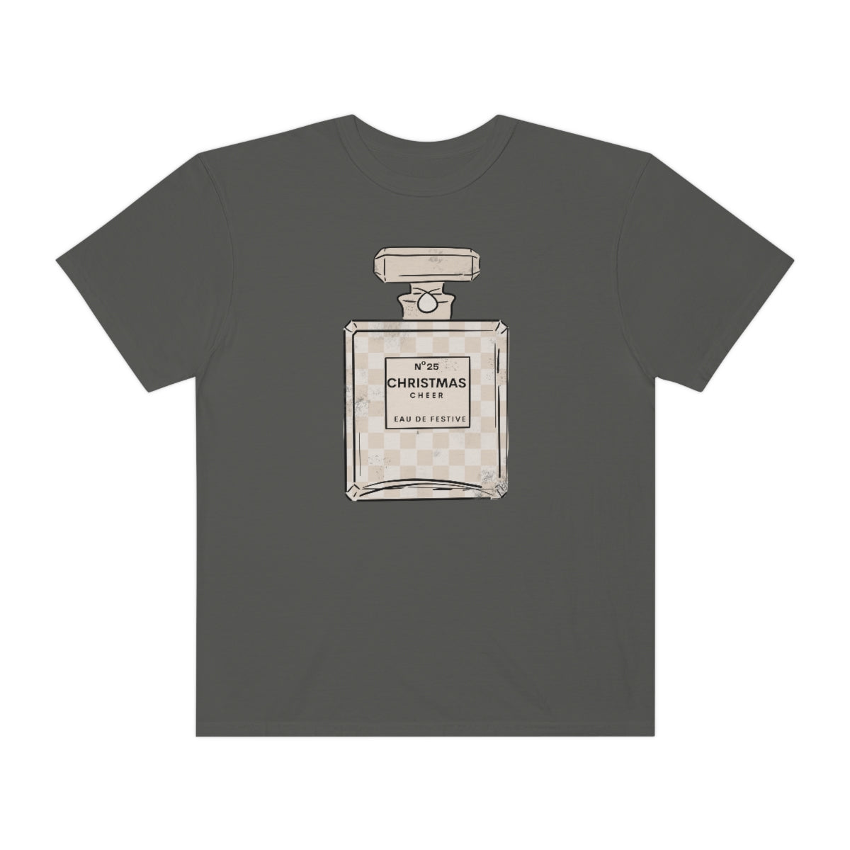 No 25 Christmas Cheer Unisex Garment-Dyed T-shirt
