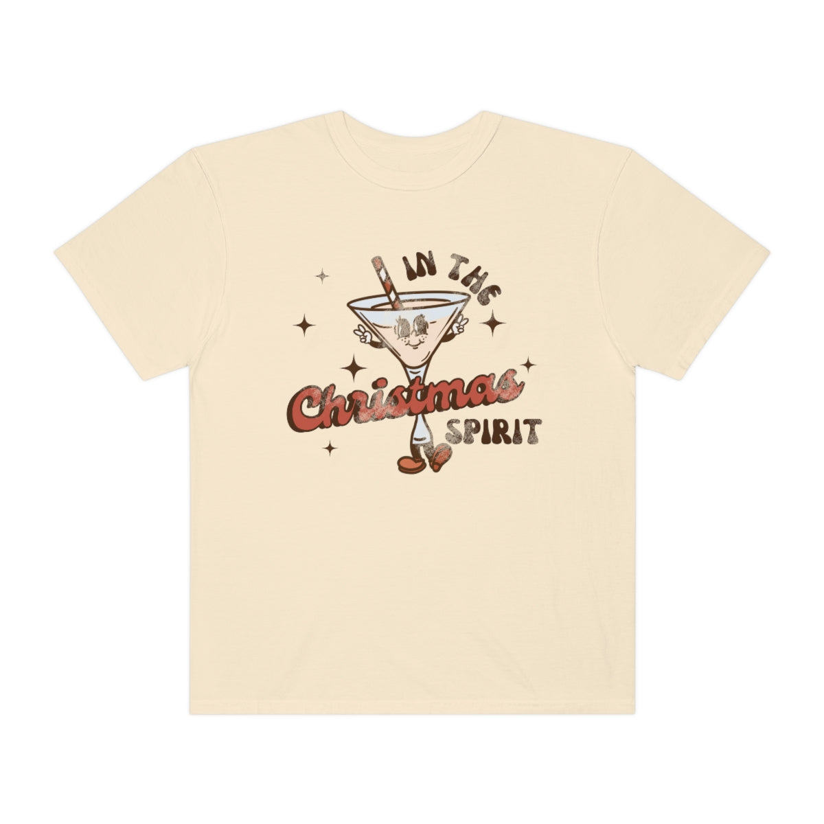 In the Christmas Spirit Unisex Garment-Dyed T-shirt