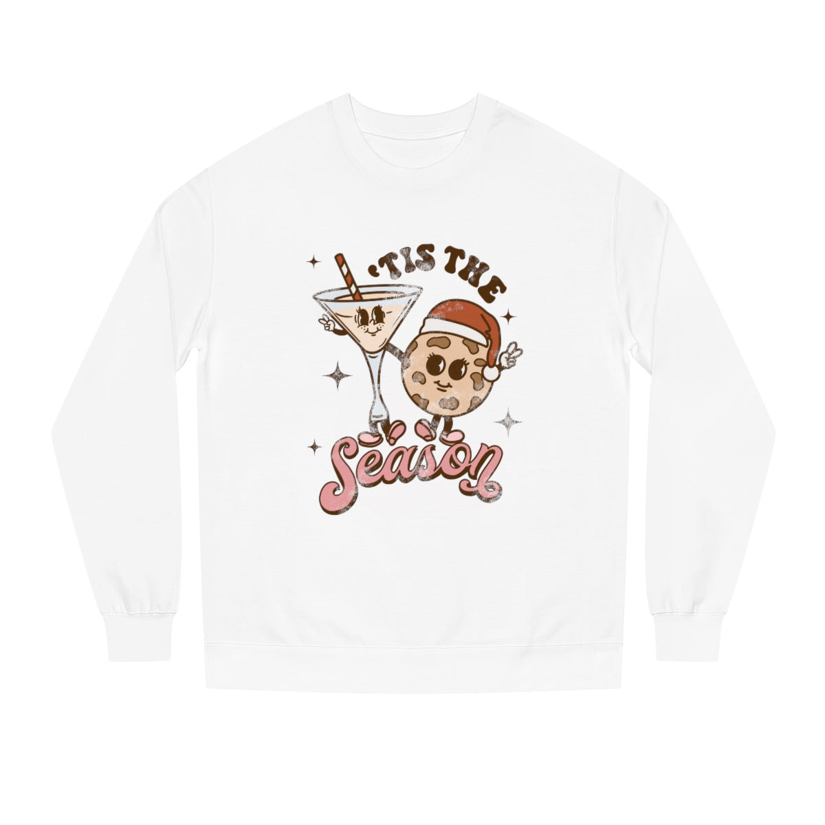 Tis The Season White Crewneck Sweatshirt