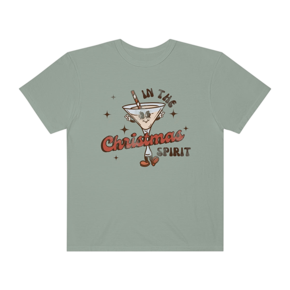 In the Christmas Spirit Unisex Garment-Dyed T-shirt