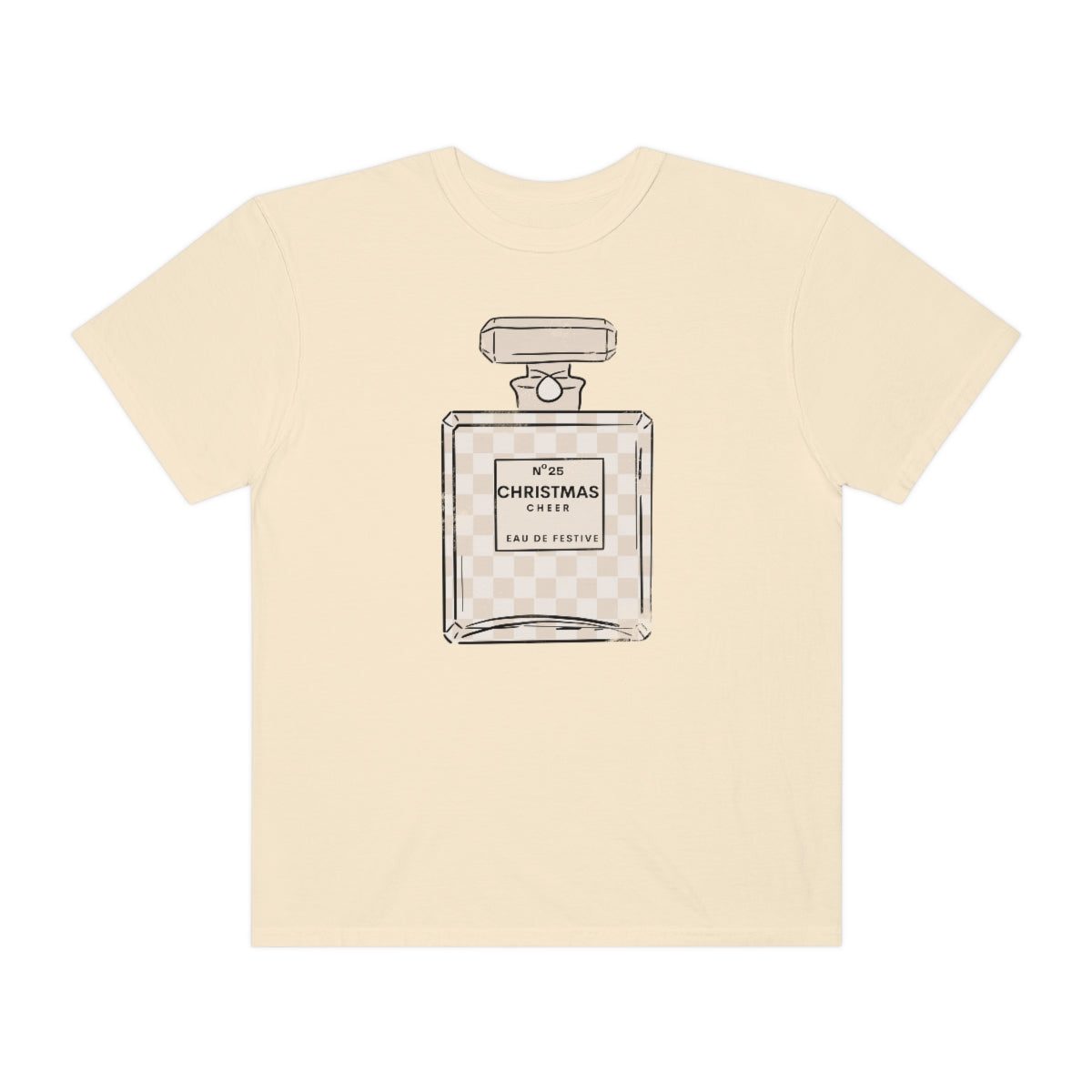 No 25 Christmas Cheer Unisex Garment-Dyed T-shirt