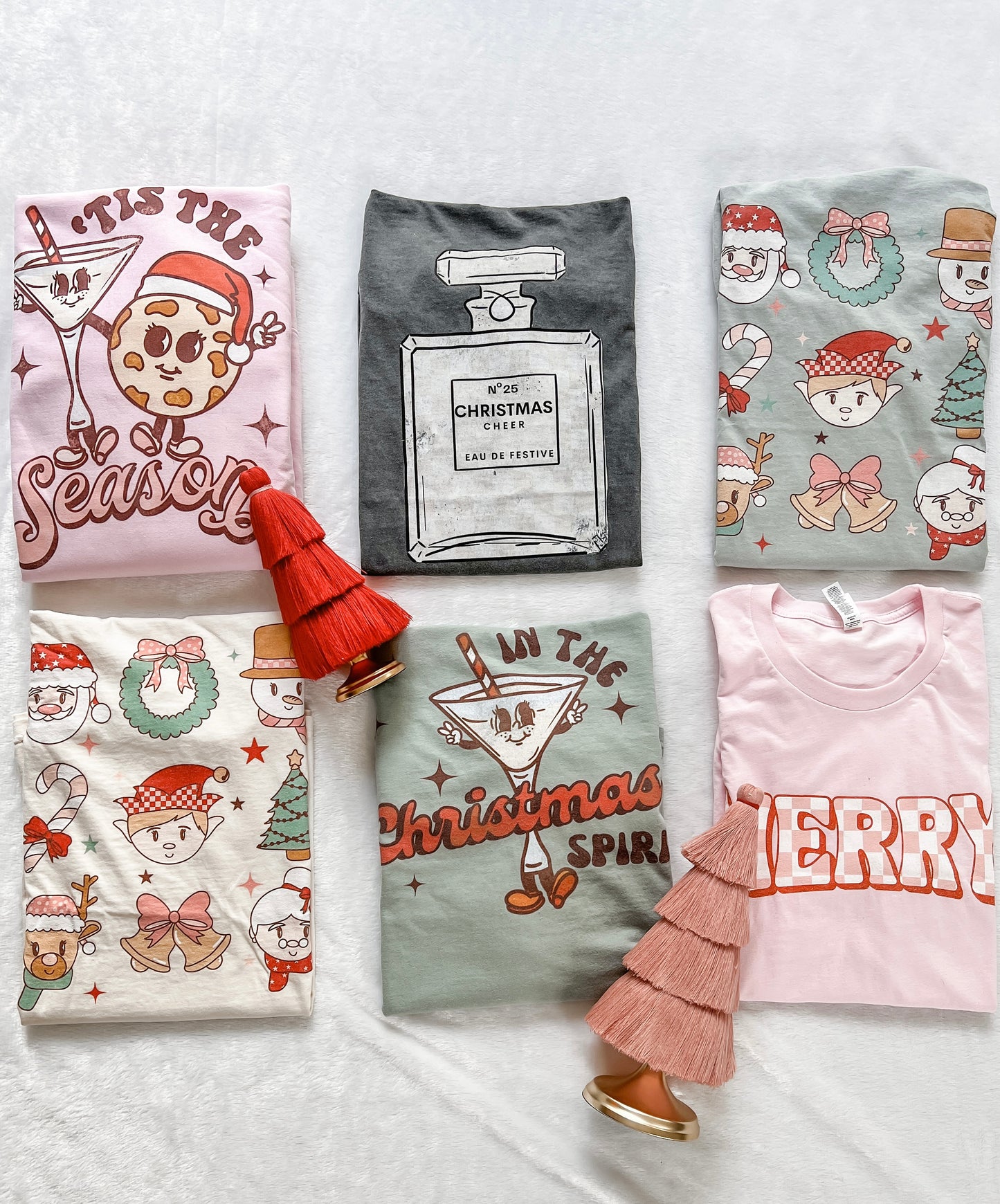 Tis The Season Pink Crewneck Sweatshirt